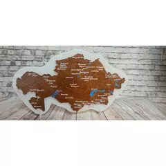 Настольная карта Казахстана
