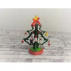 Деревянная складная ёлочка, высота 17 см