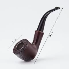 Трубка для курения табака «Командор» классическая, 16×5 см