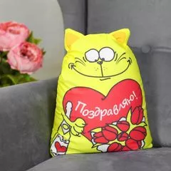 Подушка антистресс «Поздравляю»
