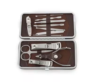 Маникюрный набор MANICURE-SET 12 предметов: стиль и качество в каждом инструменте