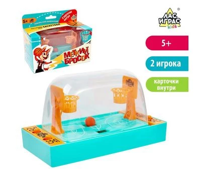 Настольный баскетбол "Меткий бросок": увлекательная игра для всей семьи!