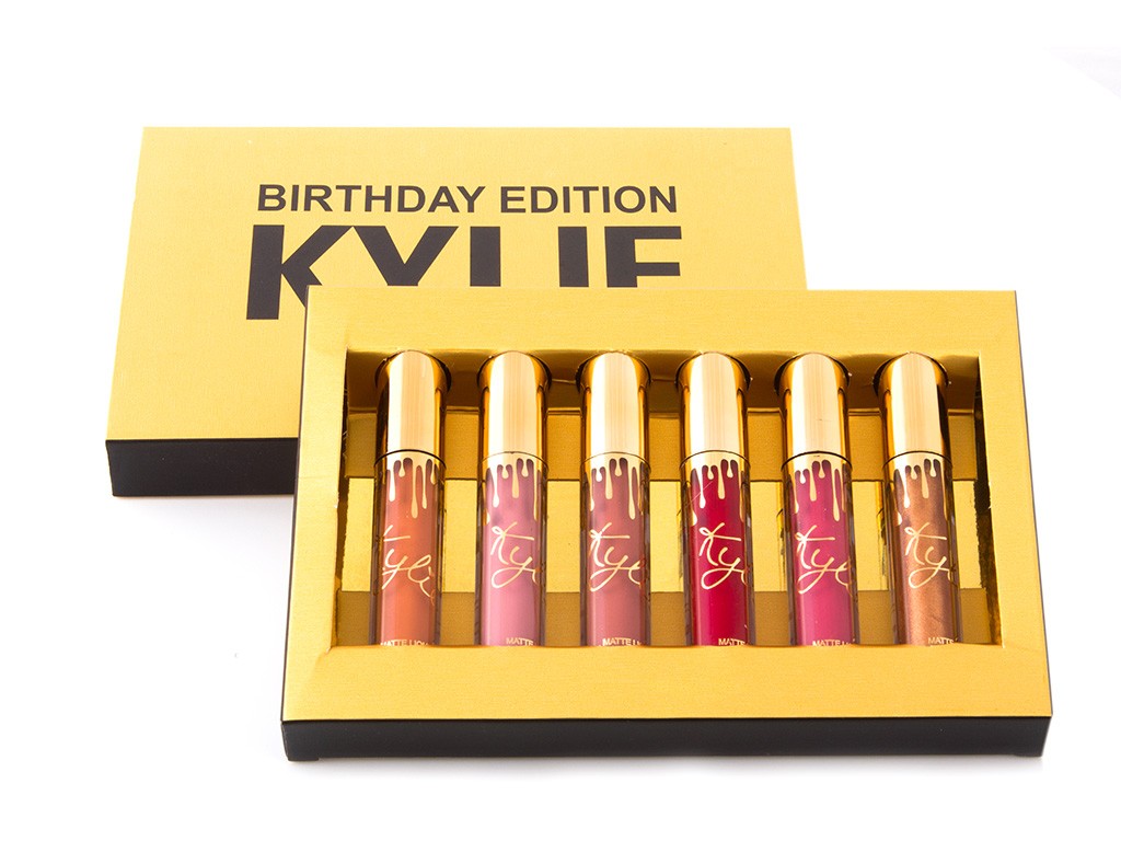  Коллекция матовых жидких помад Kylie Birthday Edition, фото 1 