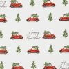 Упаковочная бумага глянцевая «Машина с елкой»: создайте праздничное настроение для ваших подарков!, изображение 2