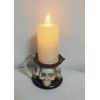 Светодиодная свеча в подсвечнике с черепами: создайте атмосферу загадочности и таинственности!, изображение 2
