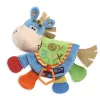 Мягкая книжка-прорезыватель «Ослик» с пищалкой и шуршащими страницами для малышей, изображение 2