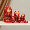 Матрёшка 7 в 1 с художественной росписью, изображение 4