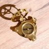 Латунный магнитный компас с солнечными часами — 8 см., изображение 2 Латунный магнитный компас с солнечными часами — 8 см., изображение 2