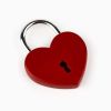 Свадебный замок «Ты+Я=Семья» — красный навесной замок с ключом, символ любви, изображение 5