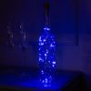 Гирлянда «Нить» 2 м роса с пробкой — уютный свет и волшебное настроение, синее свечение, изображение 3