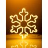 Светодиодная фигура «Снежинка» 30 см, тёплое белое свечение — уютный свет зимнего праздника, изображение 3