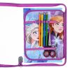 Папка для урока труда A4 на молнии «Холодное Сердце» — фиолетовая, с принтом, вес 150 г, изображение 6