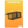 Крысоловка металлическая 27×14×14 см — эффективная ловушка для защиты от грызунов, изображение 3