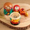 Матрёшка деревянная «Курочка Ряба» — традиционная русская игрушка из 5 кукол, изображение 8