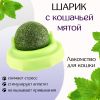 Игрушка для кошек из кошачьей мяты «Вращающийся шарик», 5 × 4 см