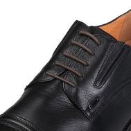  Набор шнурков для обуви, 10 шт, силиконовые, круглые, d = 3 мм, 3,5 см, цвет коричневый, фото 1 