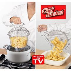 Складная решетка для приготовления пищи Chef Basket