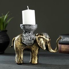 Подсвечник «Слон» 13х19 см, для свечи d=4 см