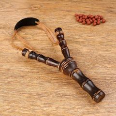 Рогатка «Бамбук» двойной резиновый жгут, деревянная, 19х11 см