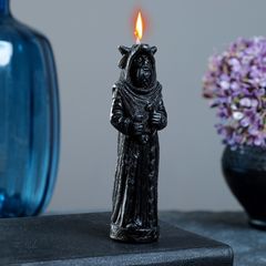Фигурная свеча «Велес-Мудрость» черная, 12 см