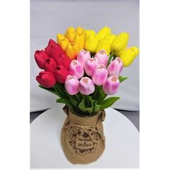 Букет декоративных искусственных тюльпанов