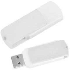 USB flash-карта "Easy" (16Гб),белая, 5,7х1,9х1см