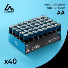 Батарейка алкалиновая (щелочная) Luazon, AA, LR6,