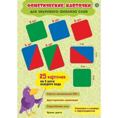 Фонетические карточки, звуковые схемы, фонетический анализ