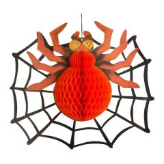 Бумажный паук на Хэллоуин