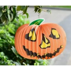 Бумажный фонарик Хэллоуин, тыква