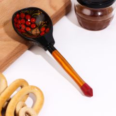 Ложка деревянная &laquo;Чернушка&raquo;, хохлома