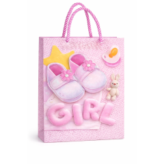 Подарочный пакет  GIRL, 2 шт