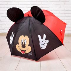 Зонт детский с ушками «Микки Маус»