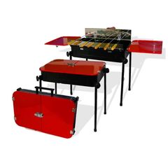 Мангал MegaGrill с электроприводом 3 в 1