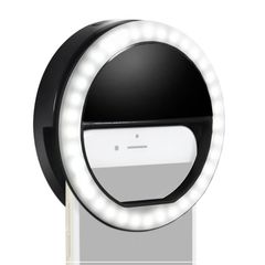 Светодиодное кольцо на телефон для селфи с тремя режимами яркости