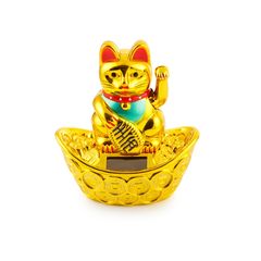 Кот Манэки Нэко на солнечных батарейках