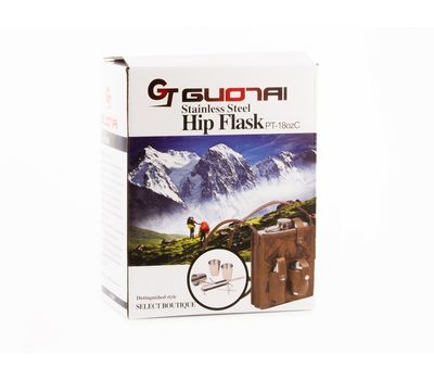 Подарочный набор Hip Flask 510 мл (Фляжка, стопка, нож)