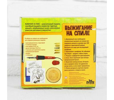 Набор для выжигания и росписи по дереву «Чемпион» — развивайте творческие способности вашего ребенка!, изображение 5