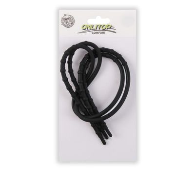 Силиконовые шнурки черные — стильное и долговечное решение для вашей обуви!, изображение 3