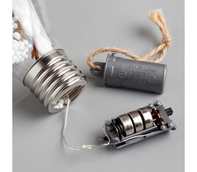 Елочный шар лампочка 5 LED: Волшебство для вашей новогодней елки, изображение 6