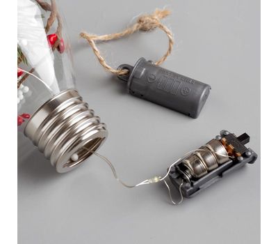 Елочный шар капля 5 LED: Волшебство для вашей новогодней елки, изображение 4