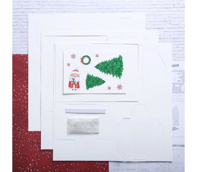 Набор для создания домика «Новогоднее чудо» — создайте волшебство своими руками!, изображение 3