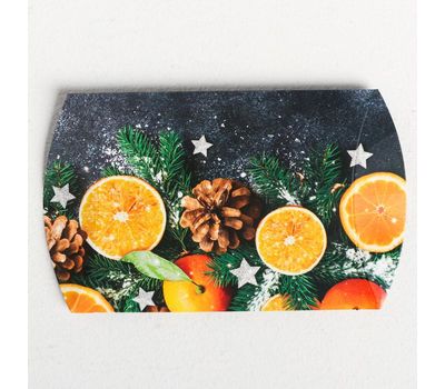 Коробка сборная фигурная «Мандариновое настроение»: уникальная упаковка для новогодних подарков, изображение 3