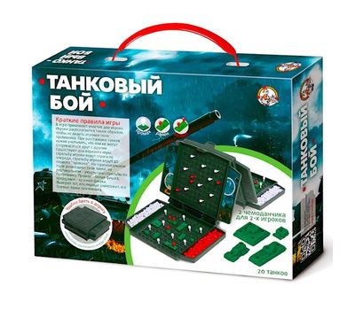Настольная игра-мини «Танковый бой» — захватывающие стратегические сражения для всей семьи!, изображение 2