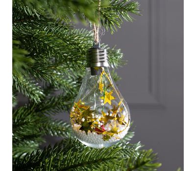 Елочный шар лампочка 5 LED: Волшебство для вашей новогодней елки, изображение 4