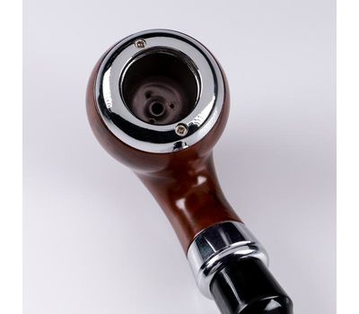  Трубка "Командор" люкс, коричневая, раструб-капля, 14.5 х 5 см, фото 3 