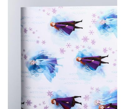 Упаковочная бумага глянцевая «Холодное сердце»: создайте волшебную атмосферу для ваших подарков!, изображение 3