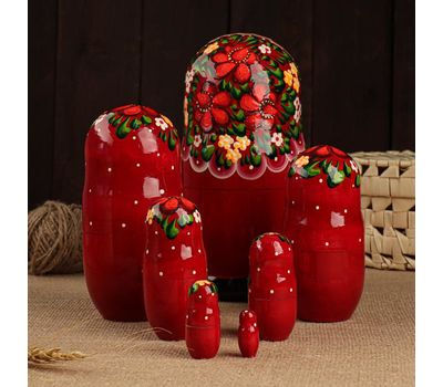 Матрёшка "Лара": уникальное произведение искусства с ручной росписью., изображение 2