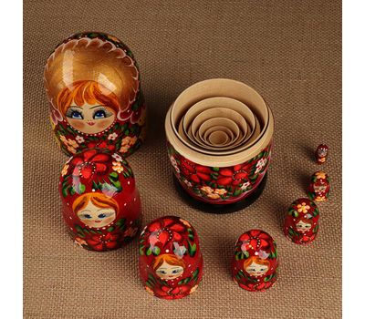 Матрёшка "Лара": уникальное произведение искусства с ручной росписью., изображение 4