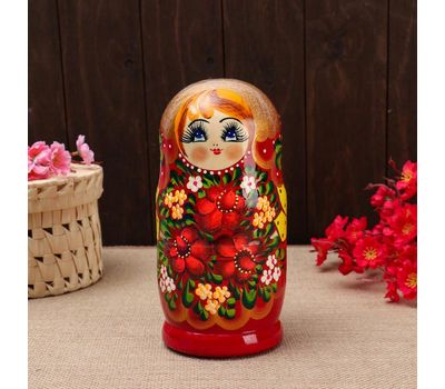 Матрёшка "Лара": уникальное произведение искусства с ручной росписью., изображение 3